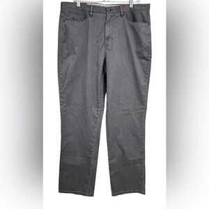 0237 Johnston & Murphy Charcoal Straight Jeans regular fit